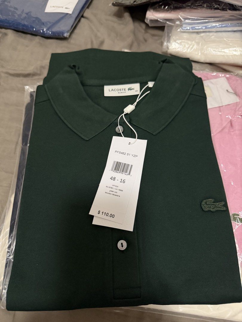 Womens Lacoste Polo (Category: Shirts) located in Pasig City. Submitted by fancytracy (Listing ID 1432748368, Image 1). Description: Womens Lacoste Polo Size 48 Slimfit Dark Green.
