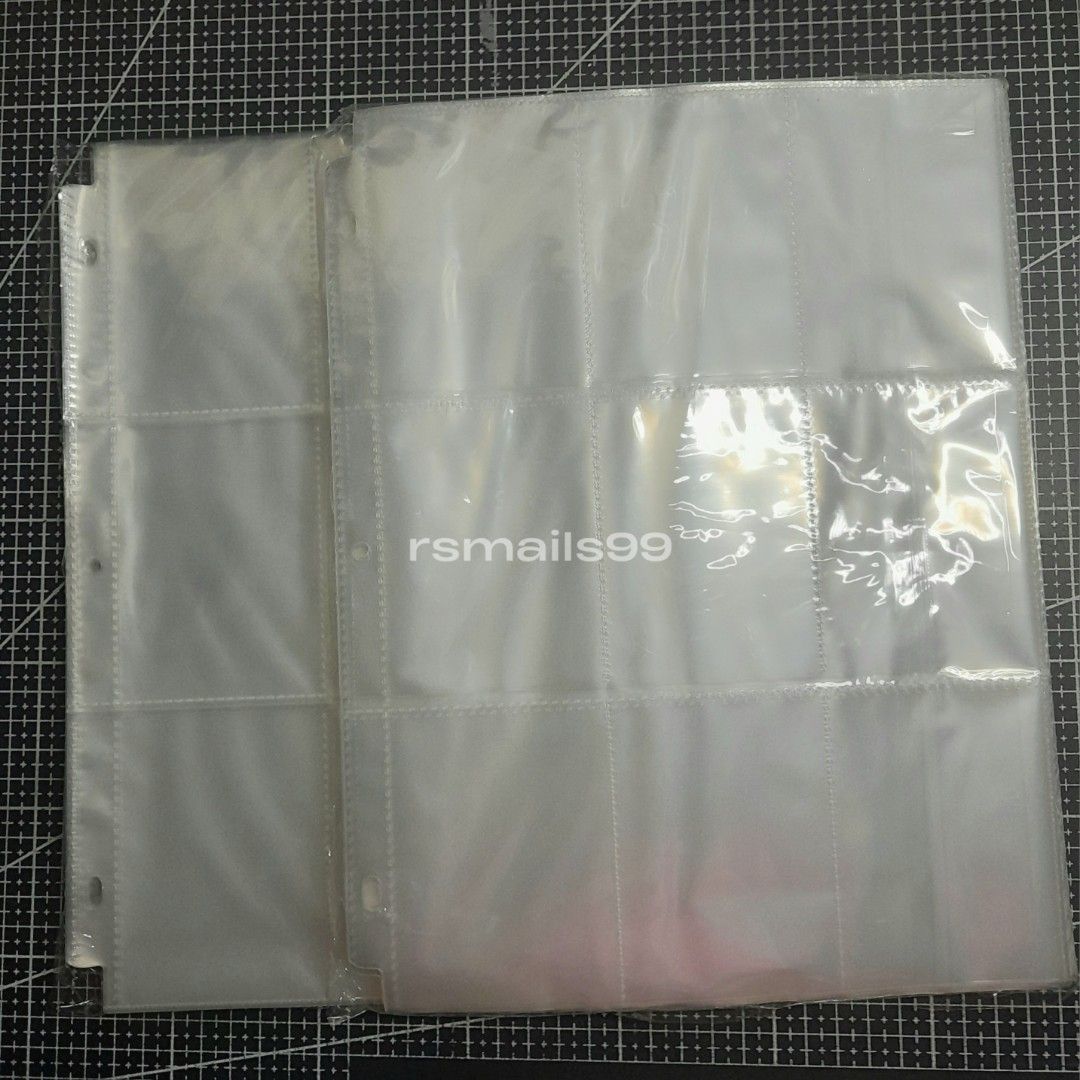 pc photocard 9p page binder sleeve (Category: Announcements) located in Quezon City. Submitted by rsmails99 (Listing ID 1432736817, Image 1). Description: wts lfb onhand pc photocard 9p page binder sleeve 1 sealed and 1 unsealed (unsealed just to check the quality) 190 set dop: payo around 45 pcs sleeves ea b2b sleeves x vid/pic condi x for sensitive (don't claim if sensitive to any marks) x rush shipping can send photo proof after payment shiipi