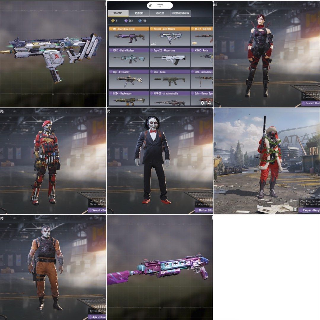 ₱500 codm acc (Category: Others) located in Cavite. Submitted by vivarafinds (Listing ID 1432857958, Image 1). Description: Garena Bind 16 leg mp 2019 acc PM FOR MORE DETAILS.