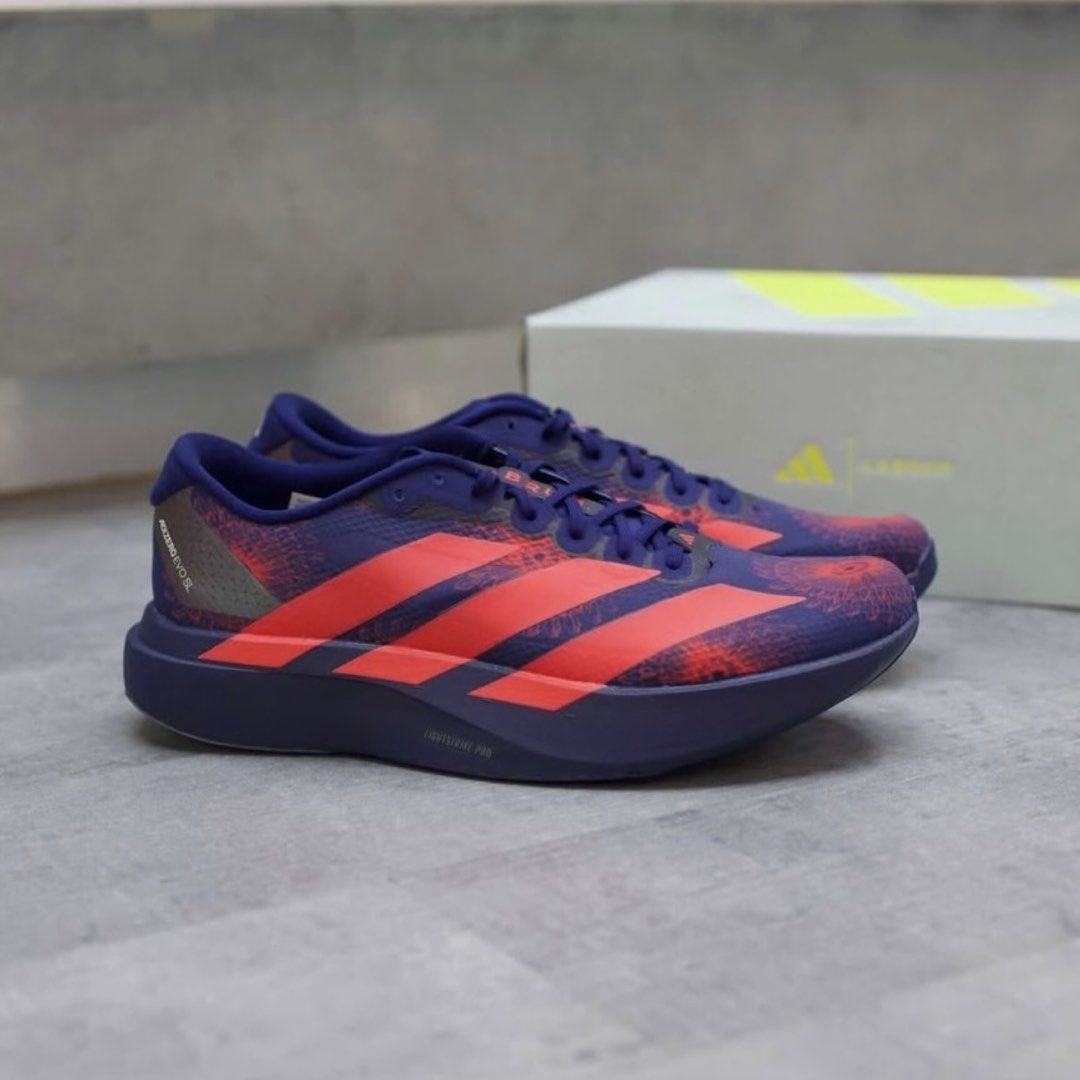 Adidas Adizero Evo SL Labrum Dark Blue Lucid Red/ Sesame (Category: Sneakers) located in Manila. Submitted by solefindsphilippines (Listing ID 1432909168, Image 3). Description: Adidas Adizero Evo SL Labrum Dark Blue Lucid Red/ Sesame Available Sizes: 6.5/ 7/ 7.5/ 8/ 8.5/ 9/ 9.5/ 10/ 10.5/ 11/ 11.5/ 12/ 12.5/ 13.5 Men’s 7.5/ 8/ 8.5/ 9/ 9.5/ 10 Women’s Price: 6,999 to 7,499 only Brand new All of our items are 100% Authentic/ Legit/ Original How to