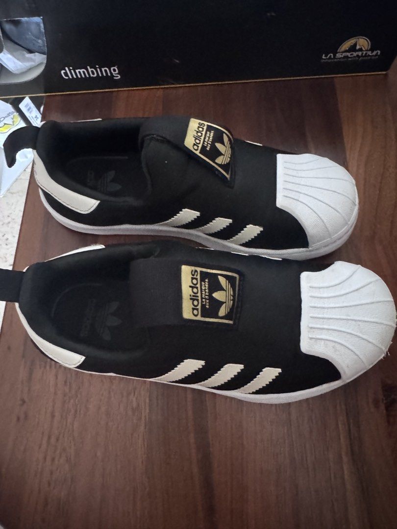 adidas gazelle silver green womens ADIDAS Originals SUPERSTAR SLIP-ON SHOES – MIDS&LOWS main image 1