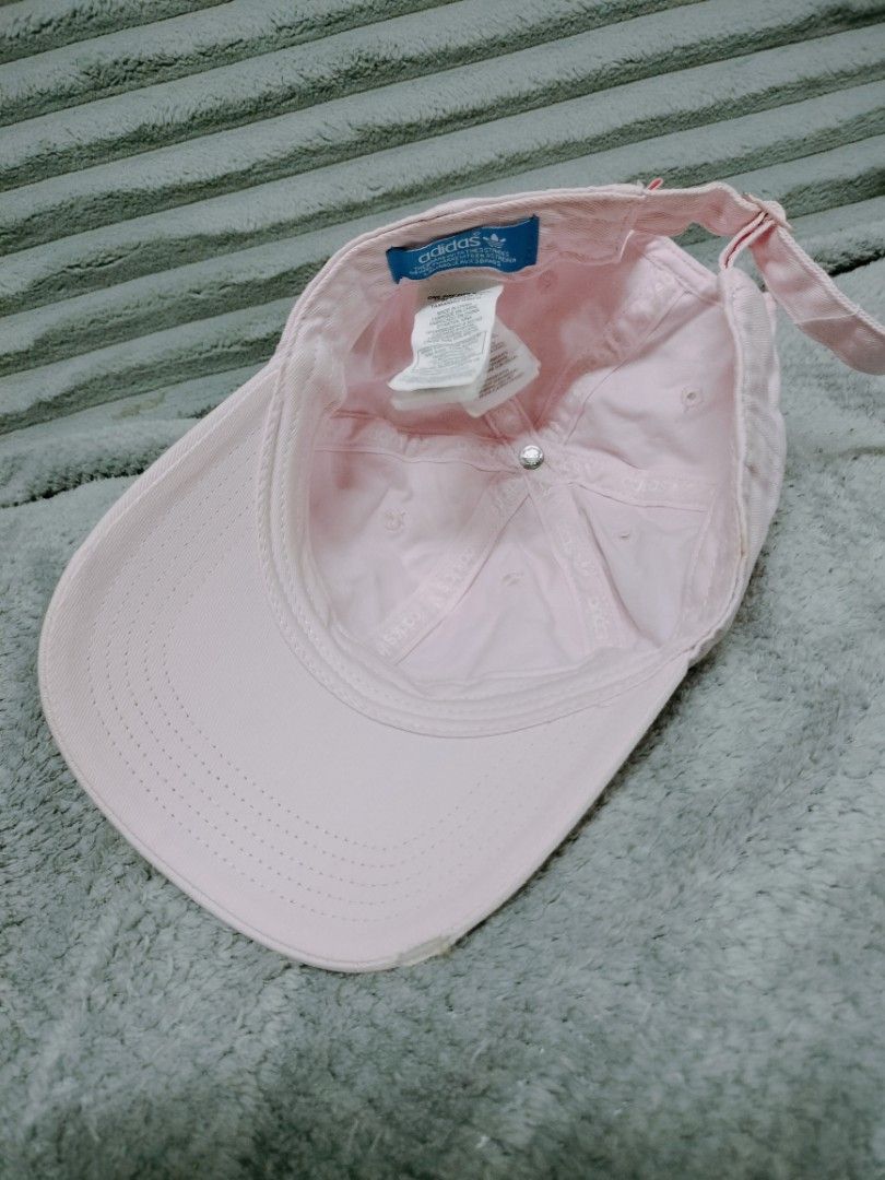 Adidas Trefoil classic cap in pink (Category: Hats & Beanies) located in Manila. Submitted by cyn.declutters (Listing ID 1432913322, Image 3). Description: embroidered ligo on the front and adjustable strap loc Cainta.