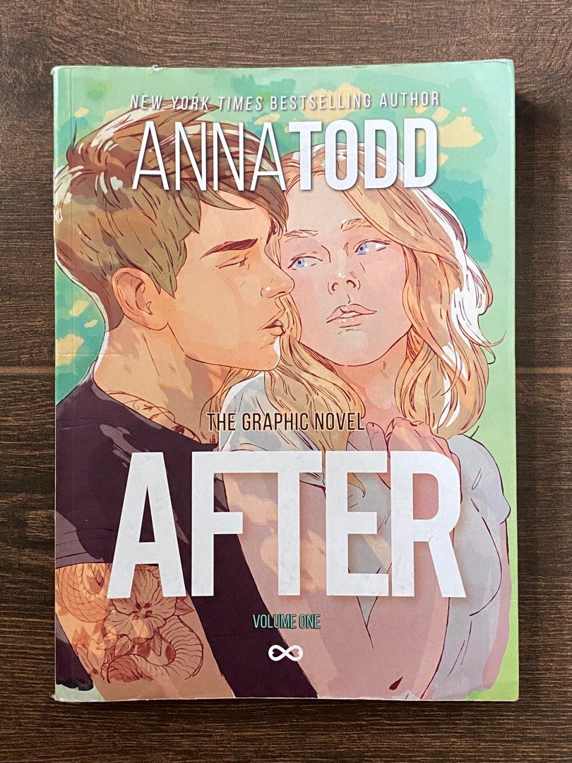 After Graphic Novel Volume One by Anna Todd (Category: Storybooks) located in Quezon City. Submitted by ko_obi (Listing ID 1432857547, Image 1). Description: After Volume One by Anna Todd - minimal signs of use - book cover has a barely noticeable small tear at the top - inner pages are in good condition book description: - graphic novel! - a good girl heroine starting college life - a mysterious bad boy love interest - opposites-attract romance 