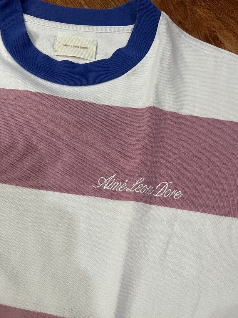 Aimé Leon Dore Striped T-shirt (Category: Tshirts & Polo Shirts ) located in Quezon City. Submitted by paul13c (Listing ID 1432872808, Image 2). Description: Length: 29” Chest: 20”.