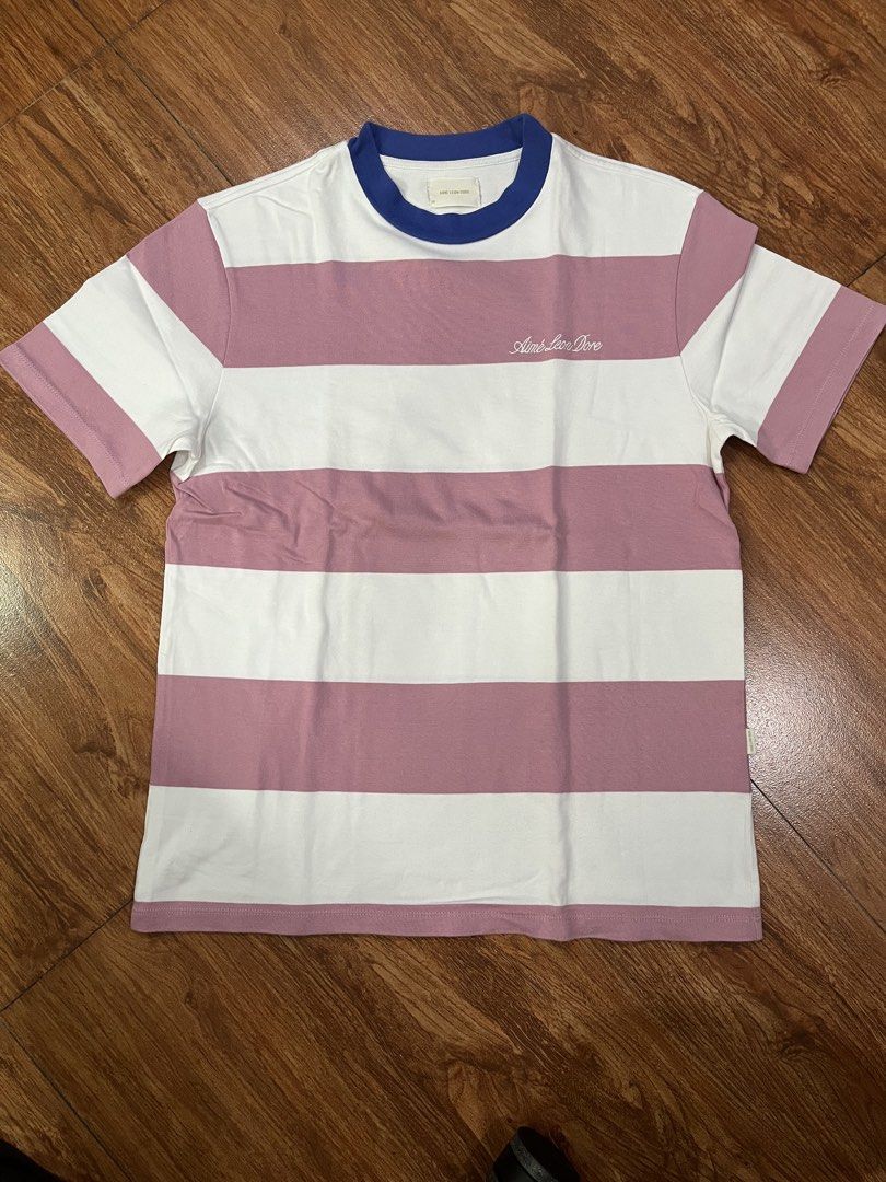 Aimé Leon Dore Striped T-shirt (Category: Tshirts & Polo Shirts ) located in Quezon City. Submitted by paul13c (Listing ID 1432872808, Image 1). Description: Length: 29” Chest: 20”.