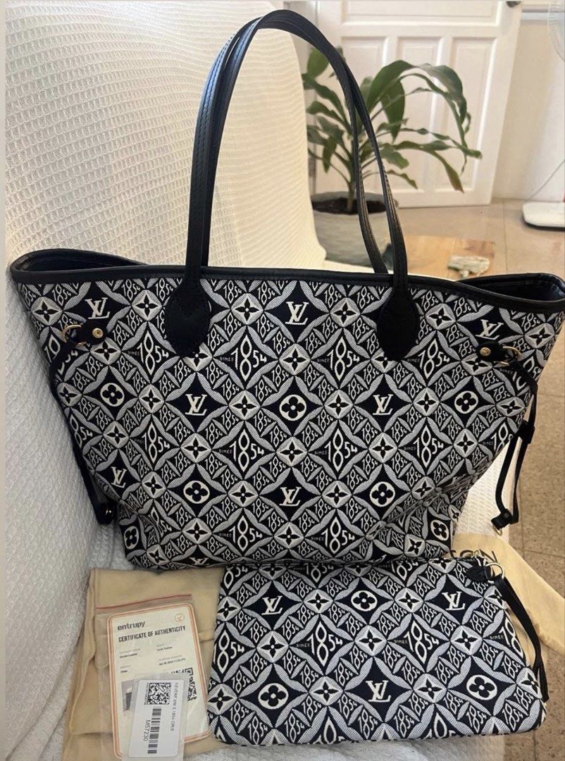 Authentic Louis Vuitton 1854 Neverfull MM size (Category: Luxury Bags & Wallets) located in Quezon City. Submitted by jhaediah (Listing ID 1373234882, Image 1). Description: Authentic 💯1854 Neverfull MM size Rank A💓4.18.59 With pouch , dustbag and entrupy .