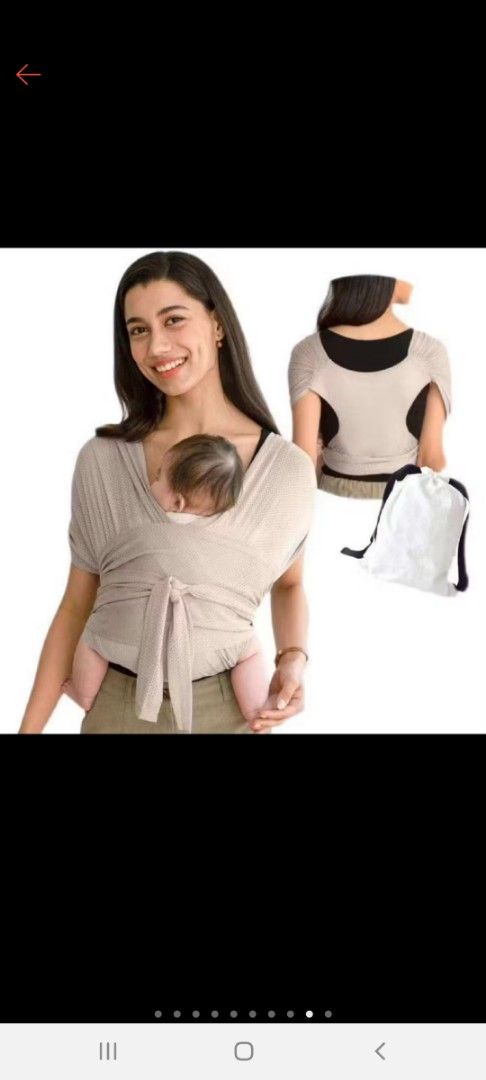 Baby Carrier Wrap (Category: Carriers & Slings) located in Manila. Submitted by mommiedeclutter (Listing ID 1432894295, Image 1). Description: - Comfortable and secure baby carrier wrap. - Distributes weight evenly. - Supports babies up to 44 lbs. - Hip-healthy certified. - Breathable and perfect for the Philippines' heat. - Easy to wear, no prep needed. used only a couple of times like new.