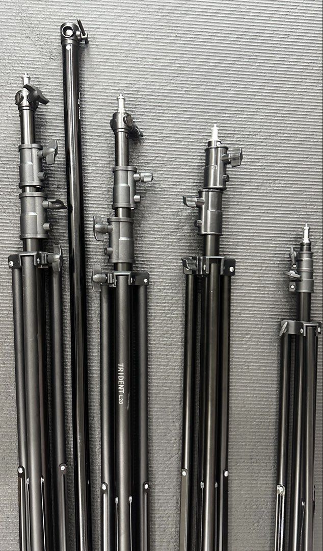 Backdrop Stand Kit - 3m x 2.8m & 2 softbox tripod stands, Photography ...