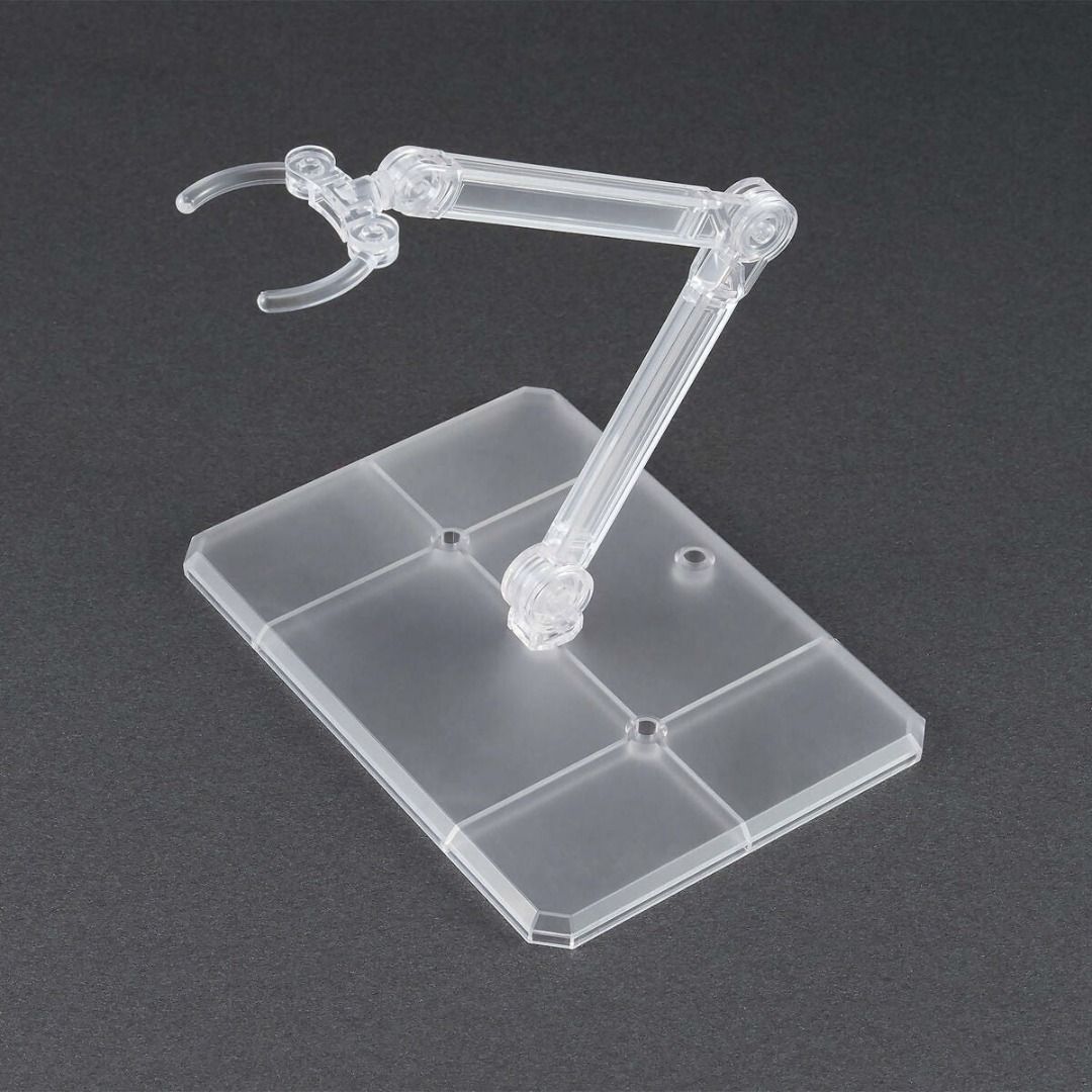 Bandai HG RG 1/144 Gundam Gunpla Action Base 7 (Clear Color) for Plamo Gunpla Gundam (Category: Gundam Model Kits) located in Singapore. Submitted by suntrailerhobby (Listing ID 1432858042, Image 3). Description: The Bandai Spirits Action Base 7 (Clear Color) is a versatile display stand specifically designed for 1/144 scale models, such as High Grade (HG) and Real Grade (RG) Gunpla. It is valued for its simple, unobtrusive design that prioritize