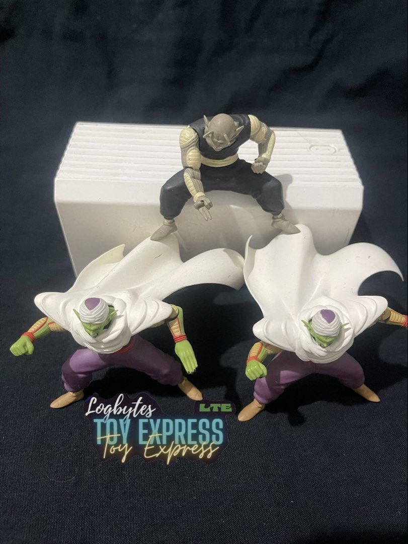 Banpresto Posing figure Dragon Ball Z Piccolo (Category: Figurines & Statues) located in Subic. Submitted by logbytestoyexpress (Listing ID 1432880862, Image 2). Description: Dragon Ball Z Piccolo set of 3 All loose | articulated | movable arms head removable cape | Grey Piccolo prang broken ata arms nya <dm or message nlng> | no base | minor scratches sa cape | all authentic from Japan ✅Defined Shipping Courier - LBC CoP / JnT - ₱100 Shipping de