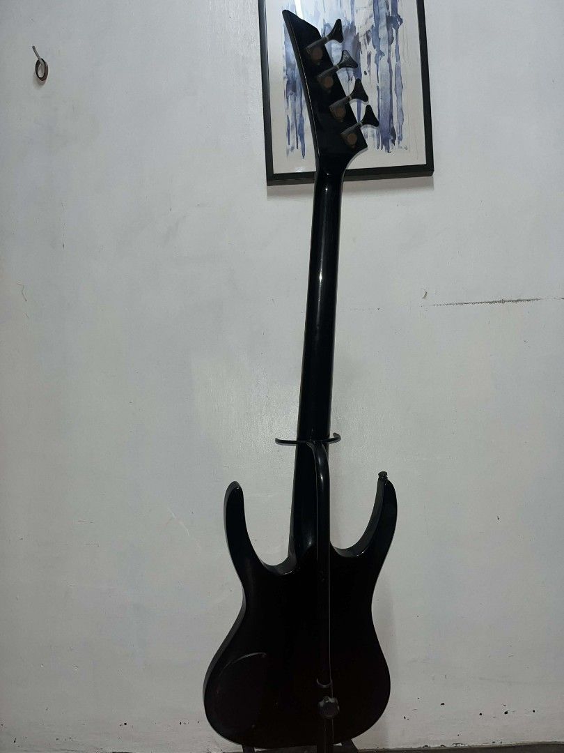 Bass Guitar, Fernando Unique Series 4- String (Category: Musical Instruments) located in Manila. Submitted by emanp1963 (Listing ID 1432928369, Image 2). Description: - Black bass guitar with sunburst finish - Four strings Never been used, adjusted, and replaced strings for 18 years. My hobby that did not push through..