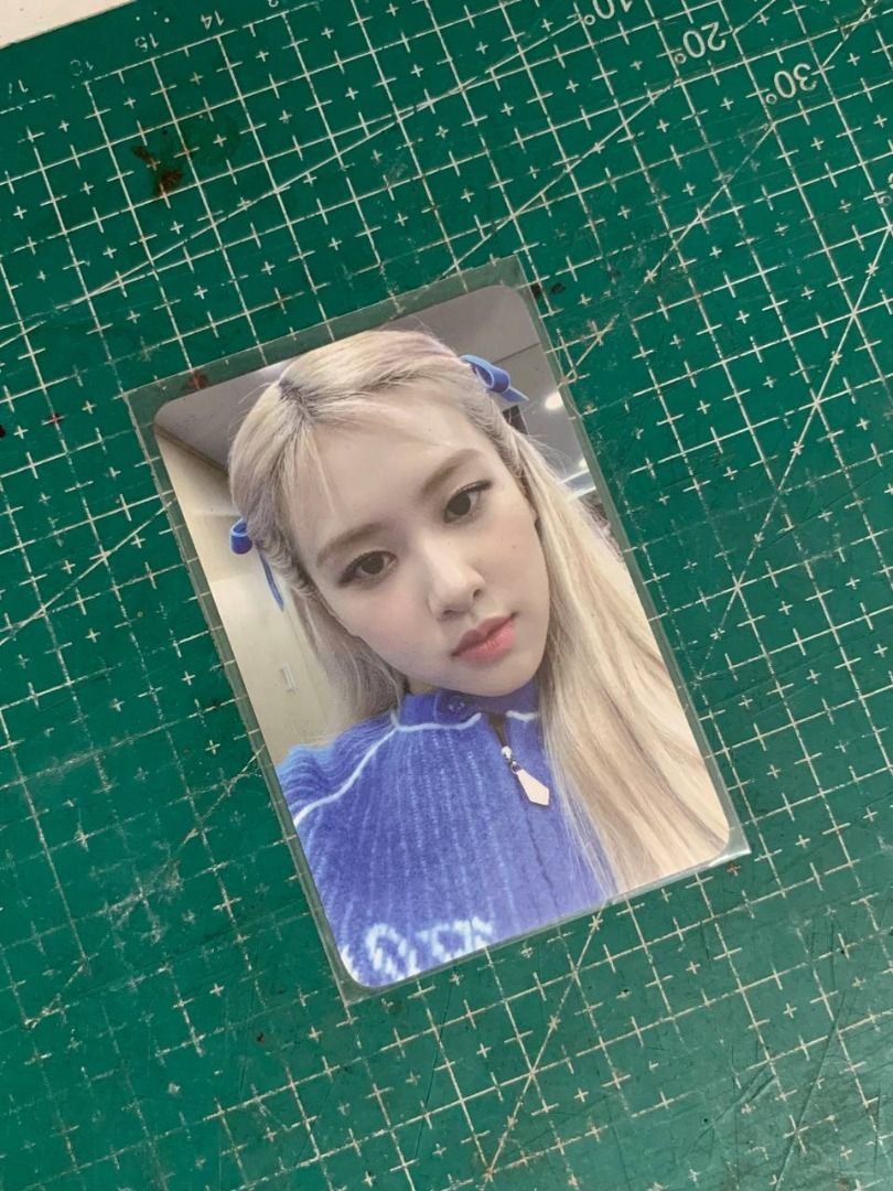 BLACKPINK Rosé Photocard (SET) (Category: K-Wave Merchandise) located in Caloocan City. Submitted by arimisu (Listing ID 1432999063, Image 3). Description: BLACKPINK ROSE - Ktown4u Preorder Benefit POB ✨ Artist: Rose (Blackpink) ✨ Member: Blackpink ✨ Condition: Mint Condition ✨ Version/Album: Rosé First Single Album - R - 💰 Price: ₱250 📍 Location: Muntinlupa City 📦 Mode of Delivery: [J&T / LBC / GGX / Meet-up if available] 💳 Mode of Payment: 