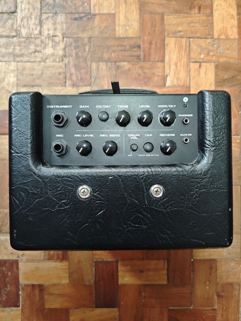 Guitar AMP! NUX Mighty8BT MK2 (Category: Soundbars, Speakers & Amplifiers) located in Manila. Submitted by aureo.shop (Listing ID 1432797514, Image 3). Description: Kaunting beses lang nagamit tapos natambak lang. Very crisp pa ang sounds and fx nya. PM IF INTERESTED Asking price: 4,000php specs - Speaker: 6.5-inch - Channels: 3 presets (Clean, Overdrive, Distortion). - Instrument input and a dedicated Microphone input. -Bluetooth for audio strea