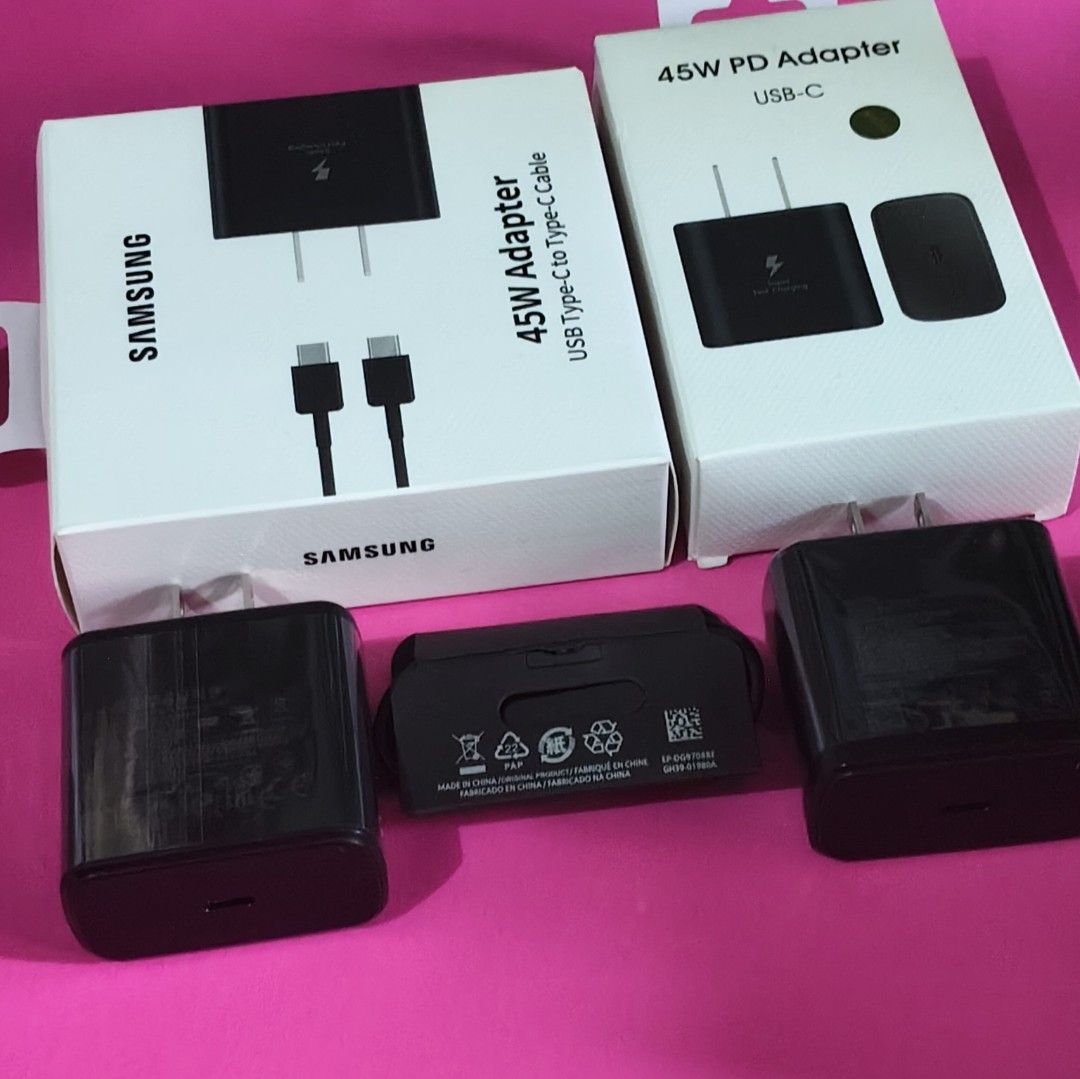 CELLPHONE CHARGERS READ DESCRIPTION FOR PRICELIST (Category: Chargers & Cables) located in Paranaque City. Submitted by audioaddict0517 (Listing ID 1432813402, Image 3). Description: PRICELIST TYPE C CABLE 10A - 150 TYPE C TO TYPE C CABLE - 150 TYPE C TO TYPE C 240W CABLE - 350 TYPE C TO IPHONE/ USB TO IPHONE - 150 CLASS A 66W CHARGER - 450 CLASS A 67W CHARGER - 450 IPHONE 25W CHARGER - 550 CLASS A 45W CHARGER - 300 ORIGINAL 67W MI CHARGER - 650 