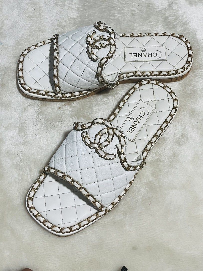 Chanel Chain Quilted Sandals - 24cm (Category: Sandals) located in Mandaue City. Submitted by chuchi152615 (Listing ID 1432958781, Image 3). Description: test.
