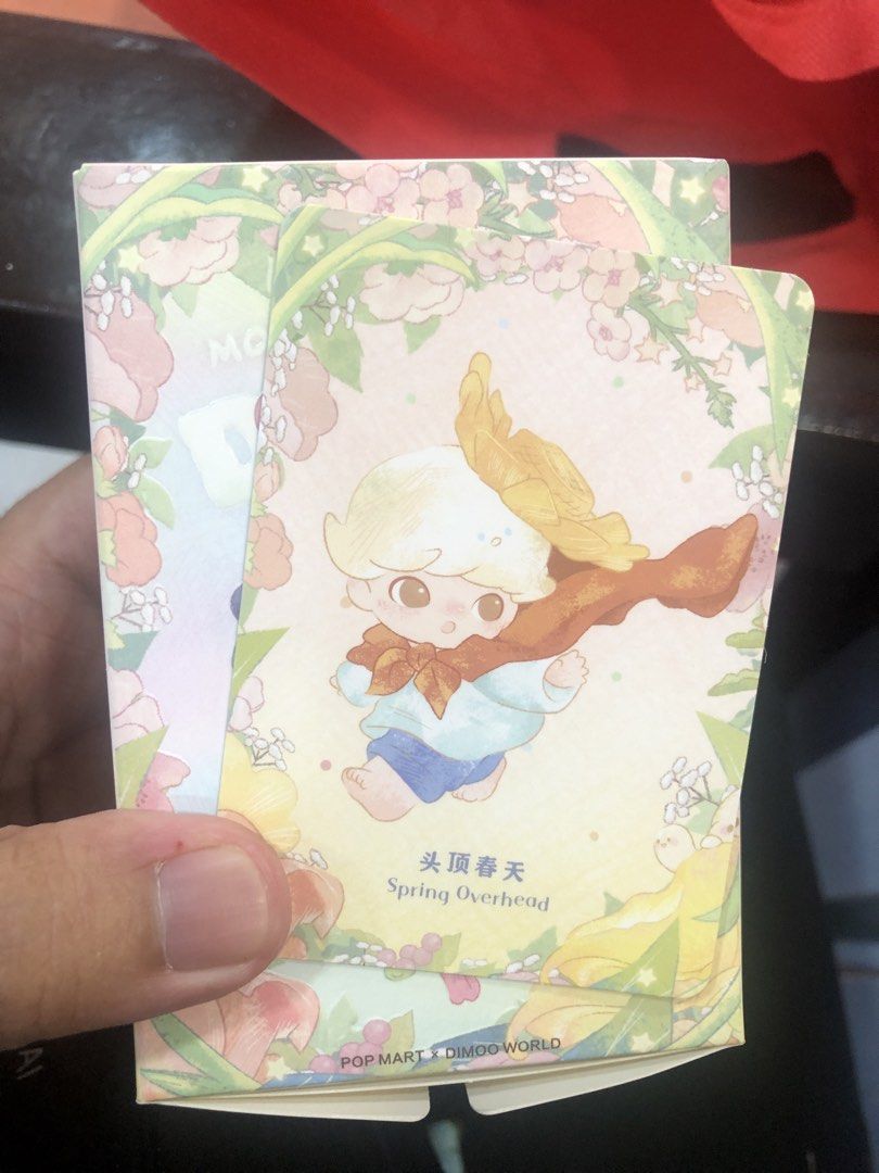 Dimoo World Moments In Bloom: Spring Overhead (Category: Designer & Blind Box Toys) located in Antipolo. Submitted by minitaco (Listing ID 1432817883, Image 1). Description: Recently bought in Filbars, already a dupe.