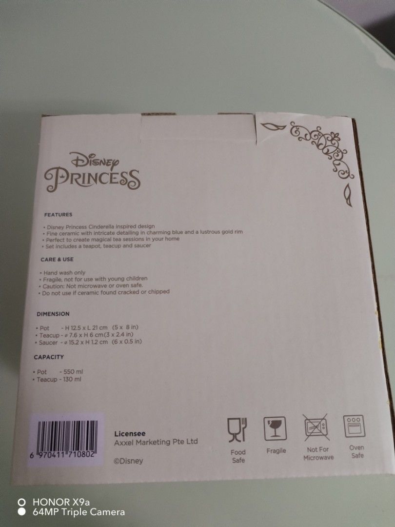 Disney Princess Tea For One Set461240028051558401
