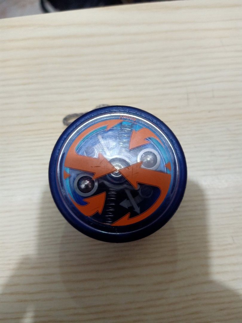 Duncan Reflex Yo-yo (Category: Action & Battle Toys) located in Las Pinas. Submitted by the_recycle_shop (Listing ID 1432927038, Image 2). Description: - Duncan Reflex yo-yo - Blue translucent body with orange accents - Features "Reflex" logo and Duncan brand name - String attached and ready to use.