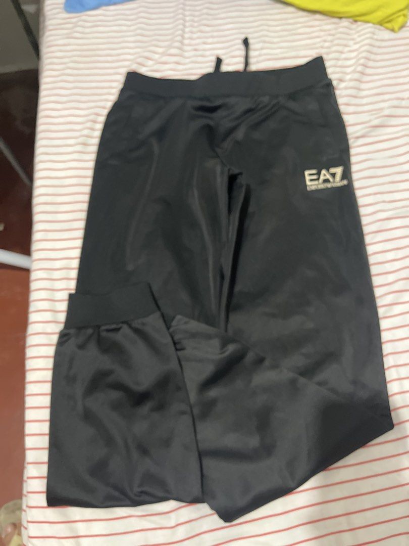 EA7 Emporio Armani Tracksuit Set (Category: Sets & Coordinates) located in Batangas. Submitted by cahrule (Listing ID 1432934394, Image 1). Description: - Black EA7 Emporio Armani tracksuit set - Includes jacket and pants - Size: 14A - Jacket size tag: 160cm - Jacket features full zip and EA7 logo - Pants feature drawstring waist and EA7 logo Just 4,999 TERNO.