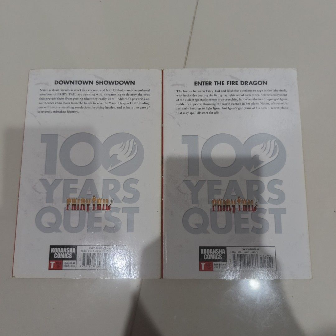 Fairy Tail 100 Years Quest Manga Volume 5 & 12 (Category: Comics & Manga) located in Caloocan City. Submitted by punkodiv (Listing ID 1432966539, Image 2). Description: Fairy Tail 100 Years Quest manga Volumes 5 and 12 Bought from Fully Booked Location: NCR Mode of Payment: GCash (payment first) Mode of Delivery: J&T or Lalamove (buyer shoulders the shipping fee), or meet-ups within NCR Condition: 9/10 no missing pages, minimal wear, properly sto