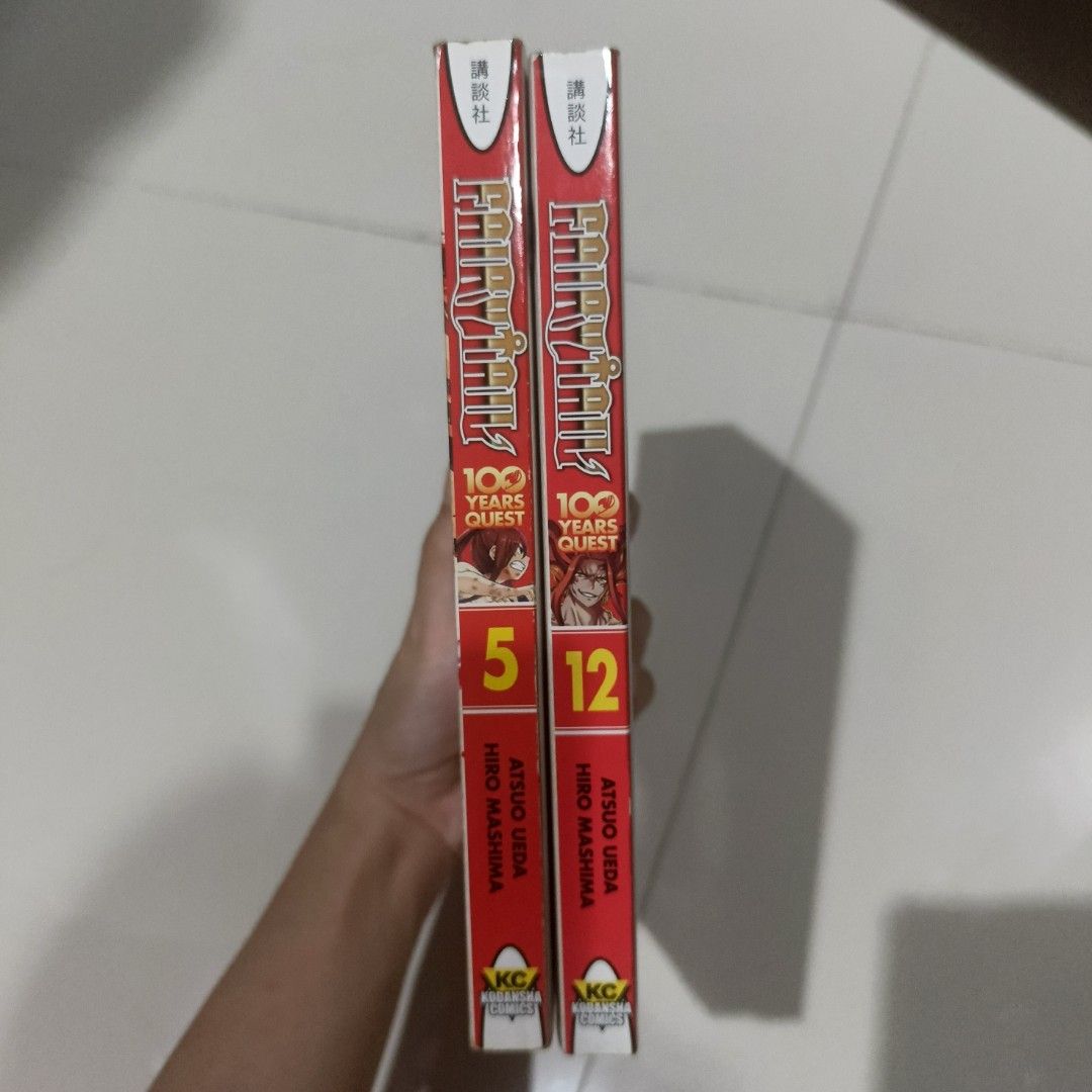 Fairy Tail 100 Years Quest Manga Volume 5 & 12 (Category: Comics & Manga) located in Caloocan City. Submitted by punkodiv (Listing ID 1432966539, Image 3). Description: Fairy Tail 100 Years Quest manga Volumes 5 and 12 Bought from Fully Booked Location: NCR Mode of Payment: GCash (payment first) Mode of Delivery: J&T or Lalamove (buyer shoulders the shipping fee), or meet-ups within NCR Condition: 9/10 no missing pages, minimal wear, properly sto
