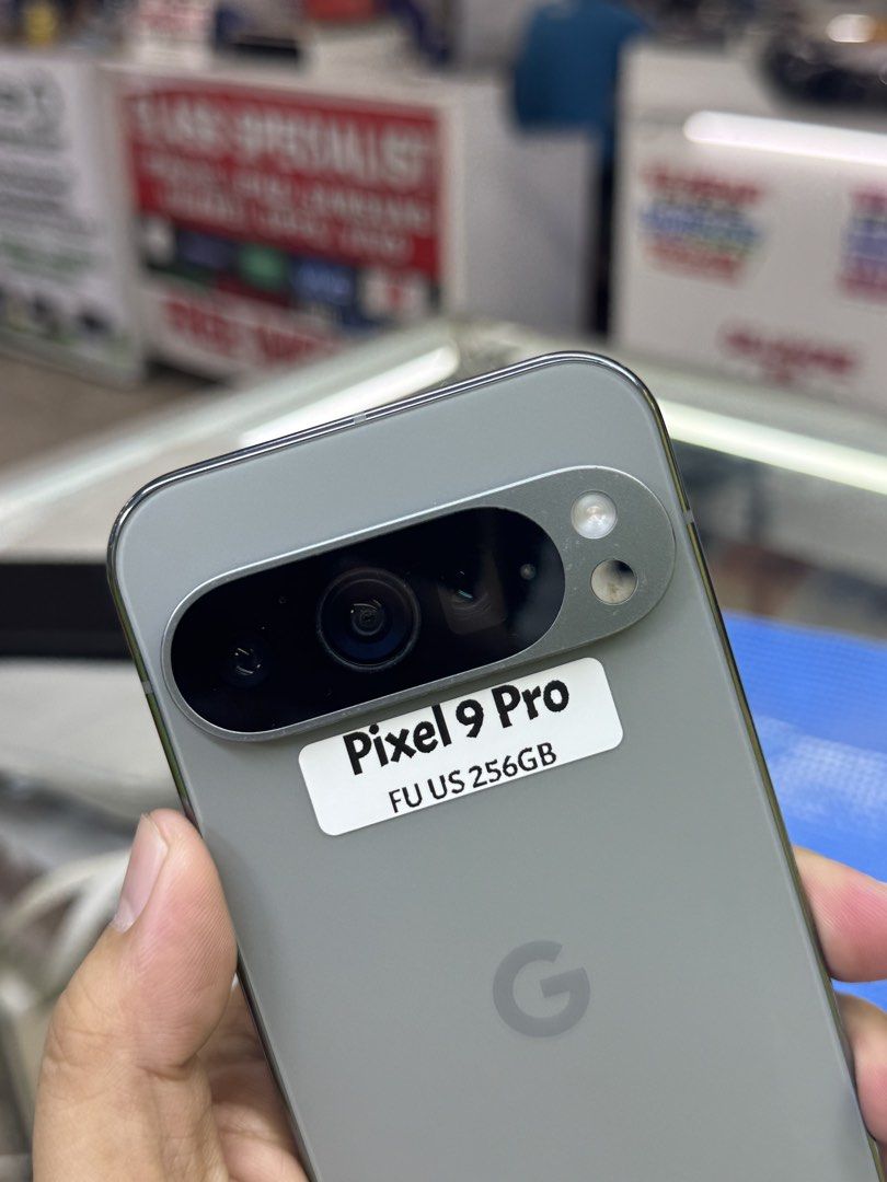 Google Pixel 9 Pro 256GB Openline US Variant 99%smooth No issues (Category: Google Pixel) located in San Juan City. Submitted by saabangadgetshop (Listing ID 1432864093, Image 2). Description: Onhand | Pre-owned Google Pixel 9 Pro 5G 256GB OPENLINE US VARIANT Battery Health 95% NO HIDDEN ISSUES NO HISTORY OF REPAIR 99%Smooth TEST TO SAWA RESET ALL YOU WANT TEST ALL YOU WANT NOT REFURBISHED AUTHENTIC PHONE ALL WORKING (FREE 3UTOOLS) iPhones iPads 
