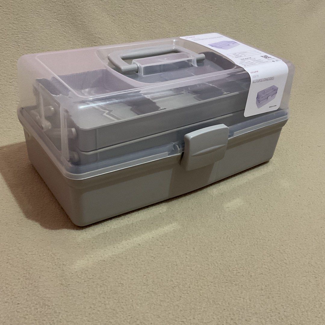Gray Phlebotomy/Utility Box WITH FREEBIES (Category: Medical Supplies & Tools) located in Imus. Submitted by ricine (Listing ID 1432823672, Image 1). Description: ✅ Brand new ✅ With FREE supplies (3rd photo) ✅ 3 layers ladder type ✅ Durable for heavy use 🤝 can negotiate to add more medtech freebies ‼️ RUSH SALE 🚚 SF shouldered by buyer.