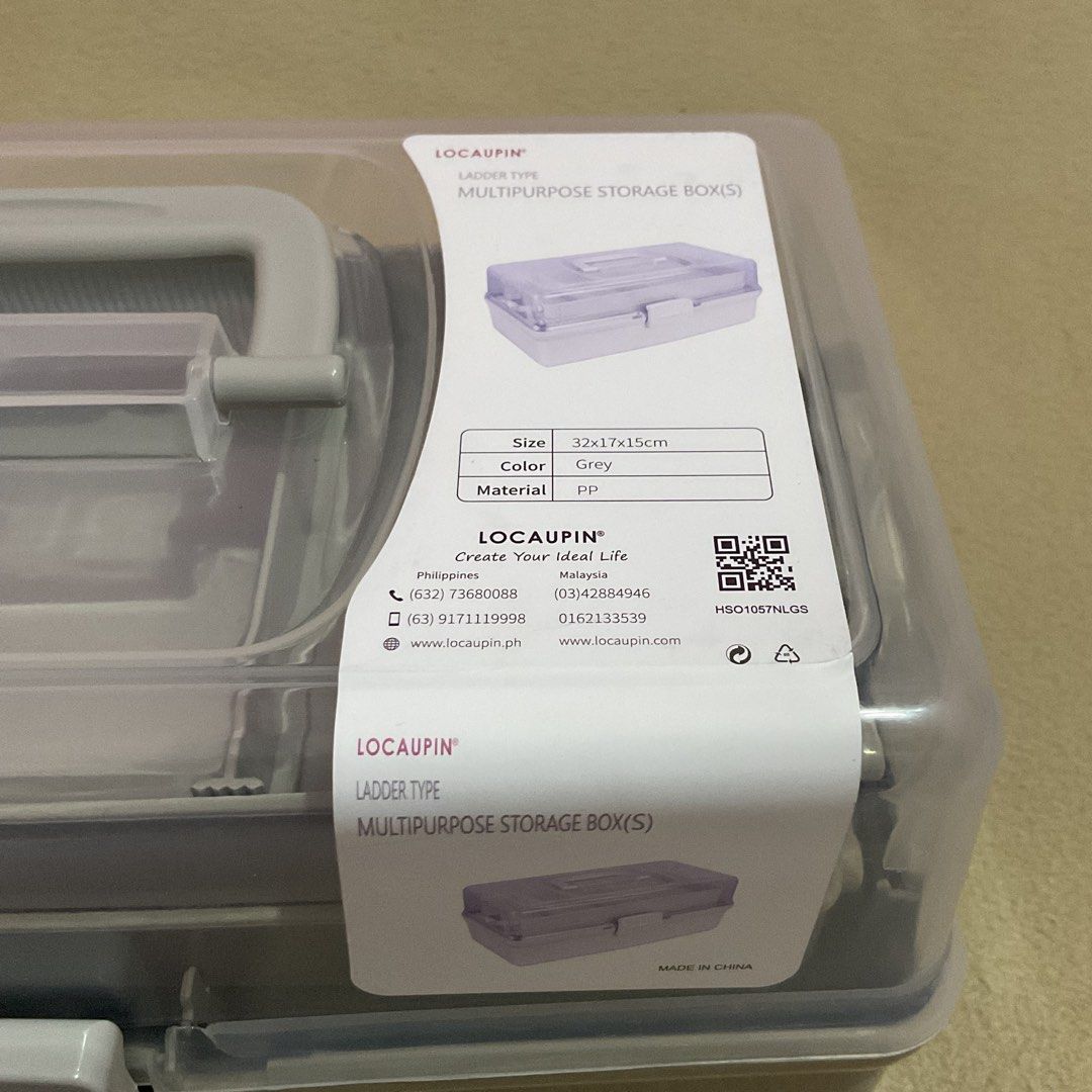 Gray Phlebotomy/Utility Box WITH FREEBIES (Category: Medical Supplies & Tools) located in Imus. Submitted by ricine (Listing ID 1432823672, Image 2). Description: ✅ Brand new ✅ With FREE supplies (3rd photo) ✅ 3 layers ladder type ✅ Durable for heavy use 🤝 can negotiate to add more medtech freebies ‼️ RUSH SALE 🚚 SF shouldered by buyer.