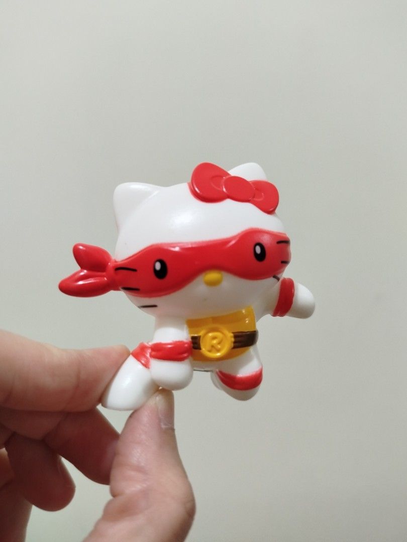 Hello Kitty x Raphael - McDo Happy Meal (Category: Designer & Blind Box Toys) located in Quezon City. Submitted by luckycitrine (Listing ID 1432906508, Image 2). Description: - Hello Kitty Ninja Turtles collab - Brand new, bought then stored, never displayed - Lowest price in Carousell - Ships via Grab/Lalamove from Novaliches.