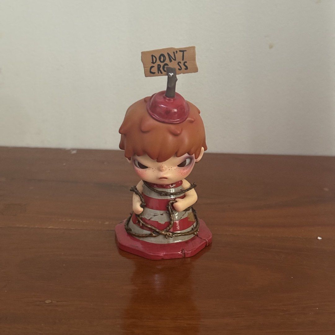 Hirono Shelter Traffic Cone (Category: Designer & Blind Box Toys) located in Meycauayan. Submitted by ren_recycled (Listing ID 1432847002, Image 1). Description: - Stored in an acrylic display box only - In mint condition, no flaws - No box or foil - Can negotiate price - RFS: Decluttering, quitting 🏷️ popmart sonny angel smiski labubu cry baby dimoo pucky molly.