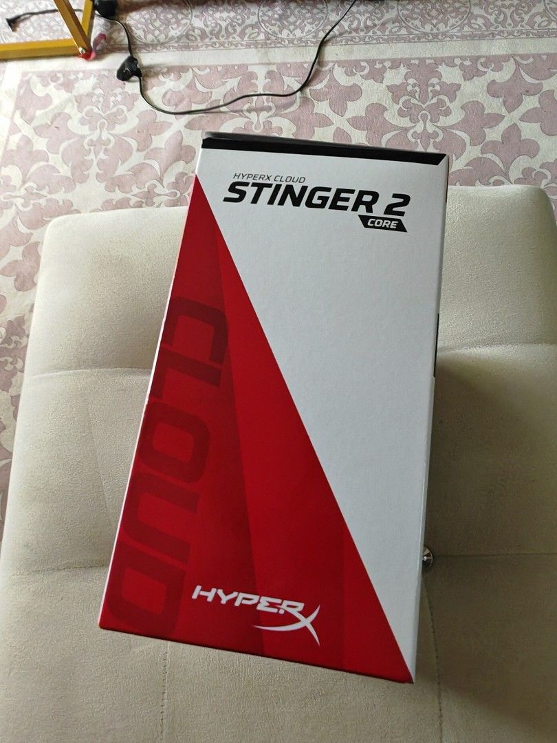 HyperX Cloud Stinger 2 Core Headset (Category: Headphones & Headsets) located in Sepang. Submitted by ayieismail (Listing ID 1432851994, Image 3). Description: - HyperX Cloud Stinger 2 Core Headset - DTS Headphone:X Spatial Audio - 40mm drivers - Noise-canceling microphone - Lightweight and comfortable - Compatible with PC and Chromebook - 2-year warranty.
