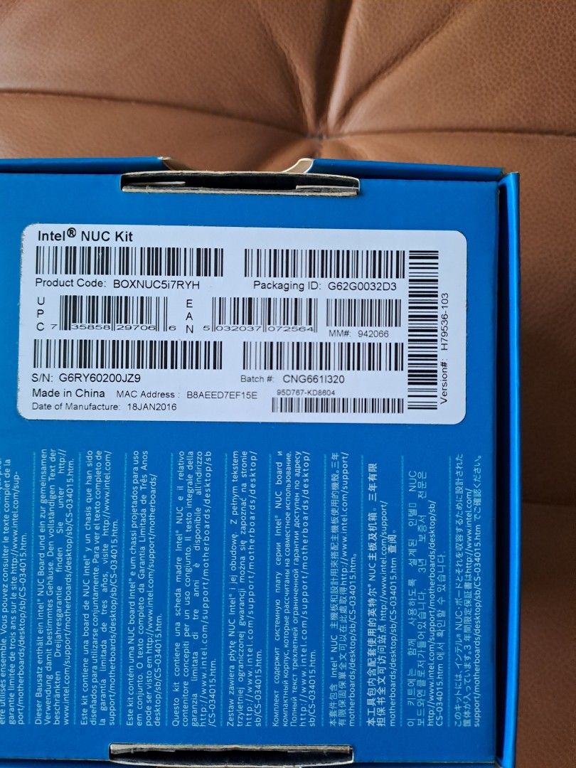 Intel NUC Kit NUC5i7RYH - Core i7436886066367703044