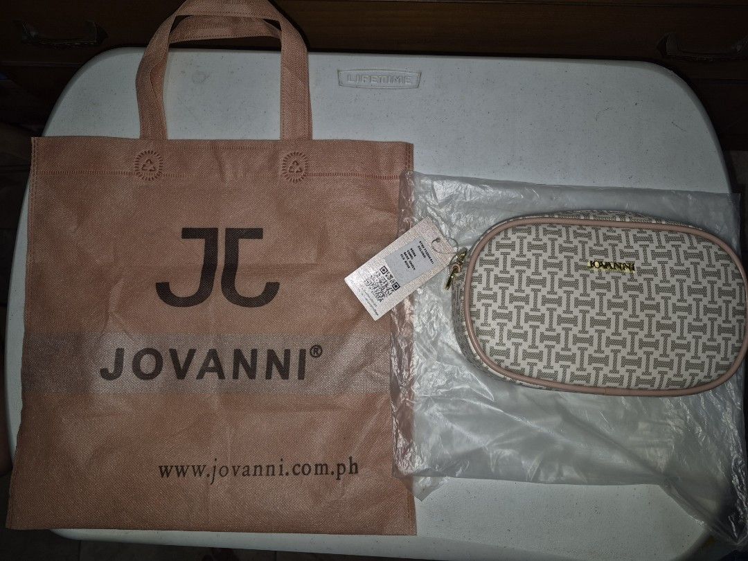 Jovanni Sling Bag (Category: Luxury Bags & Wallets) located in San Fernando. Submitted by jianmnss (Listing ID 1432919334, Image 1). Description: *Includes Jovanni shopping bag *Brand new never been used *Location San Fernando, Pampanga *Available for meet up and delivery *Mode of payment cash, e-wallet, or bank transfer.