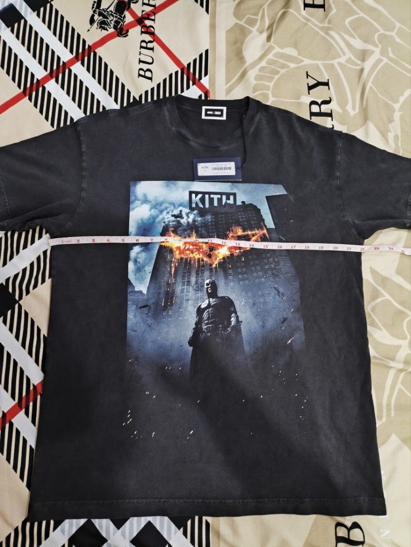 Kith x Batman Dark Knight Tee | "Vintage Black" (Category: Luxury Apparel) located in Cavite. Submitted by absolutepeak999 (Listing ID 1432880092, Image 3). Description: In celebration of 80 years of Batman, explore a special collaboration of apparel, accessories, headwear designed with New Era, and commemorative collectibles. Discover all home and lifestyle goods from Batman | Kith, with a special focus on the 1989 Batman motif, each piece highl