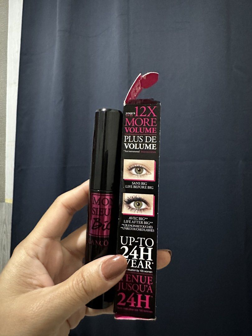 LANCOME MASCARA (Category: Makeup) located in Pasig City. Submitted by jngscollection (Listing ID 1432879945, Image 3). Description: LANCOME MONSIEUR BIG #1 10ml.