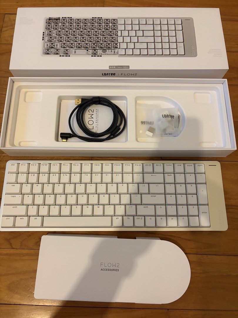 Lofree Flow2 (100/Void Switches) Mechanical Keyboard - White459195898251202560