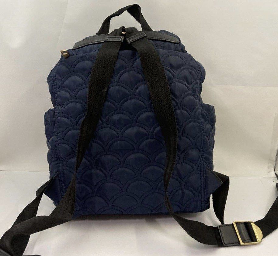 Marc Jacobs Quilted Nylon Backpack (Navy Blue) | Gold Hardware (Category: Backpacks) located in Davao. Submitted by my_picks (Listing ID 1432955710, Image 2). Description: A stylish and functional everyday piece from Marc Jacobs 💙 Lightweight, spacious, and effortlessly chic — perfect for daily errands, travel, or casual days out. • Authentic Marc Jacobs • Quilted nylon design (lightweight yet durable) • Elegant navy blue color • Gold-tone hardw