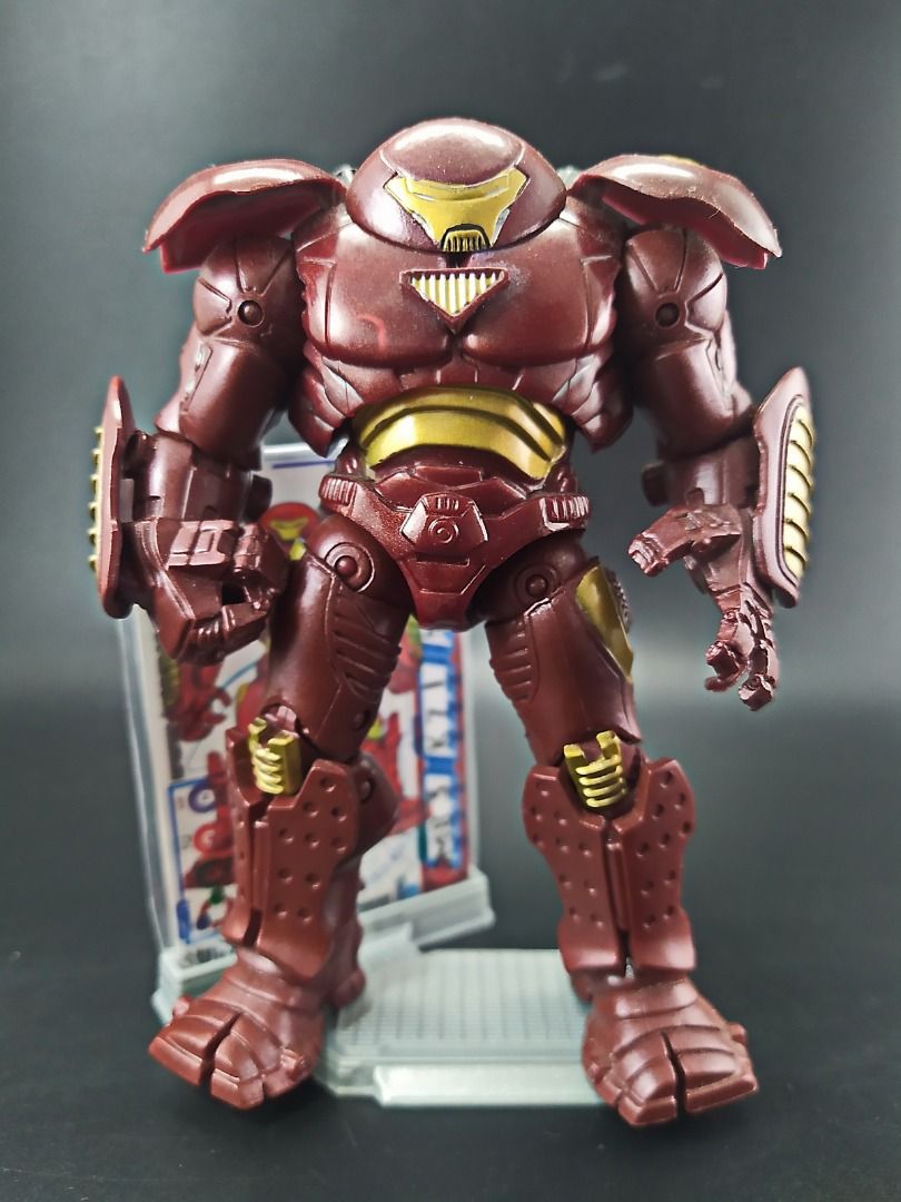 Marvel 1:18 Scale IRONMAN HULKBUSTER ARMOR (Hasbro Ironman II Comic Series) (Category: Figurines & Statues) located in Manila. Submitted by ace.hobbies (Listing ID 1432810708, Image 1). Description: 🏷️ Item for Sale Marvel IRONMAN HULKBUSTER ARMOR 🔎 Item Description: - From Hasbro's Ironman II Comic Series - 1:18 scale - Comes with stand and tech card 🚮 Item does not come with original packaging anymore. 📸📦 Picture of actual item. Due to the