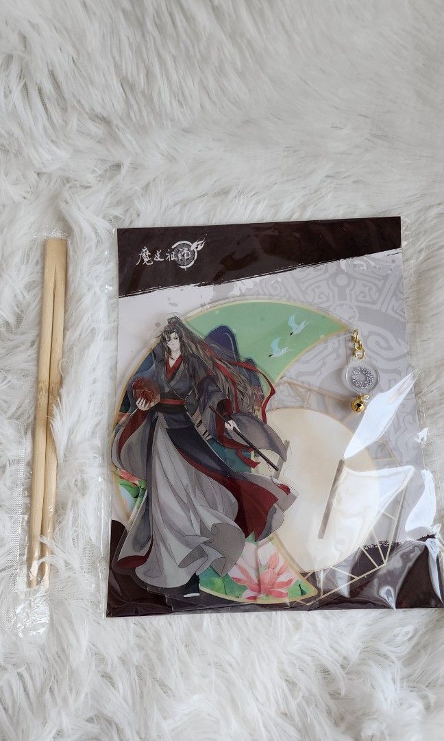 MDZS Wei Wuxian Acrylic Stand (Category: Designer & Blind Box Toys) located in Manila. Submitted by quickocean (Listing ID 1432854847, Image 3). Description: - Brand new and sealed in original packaging.