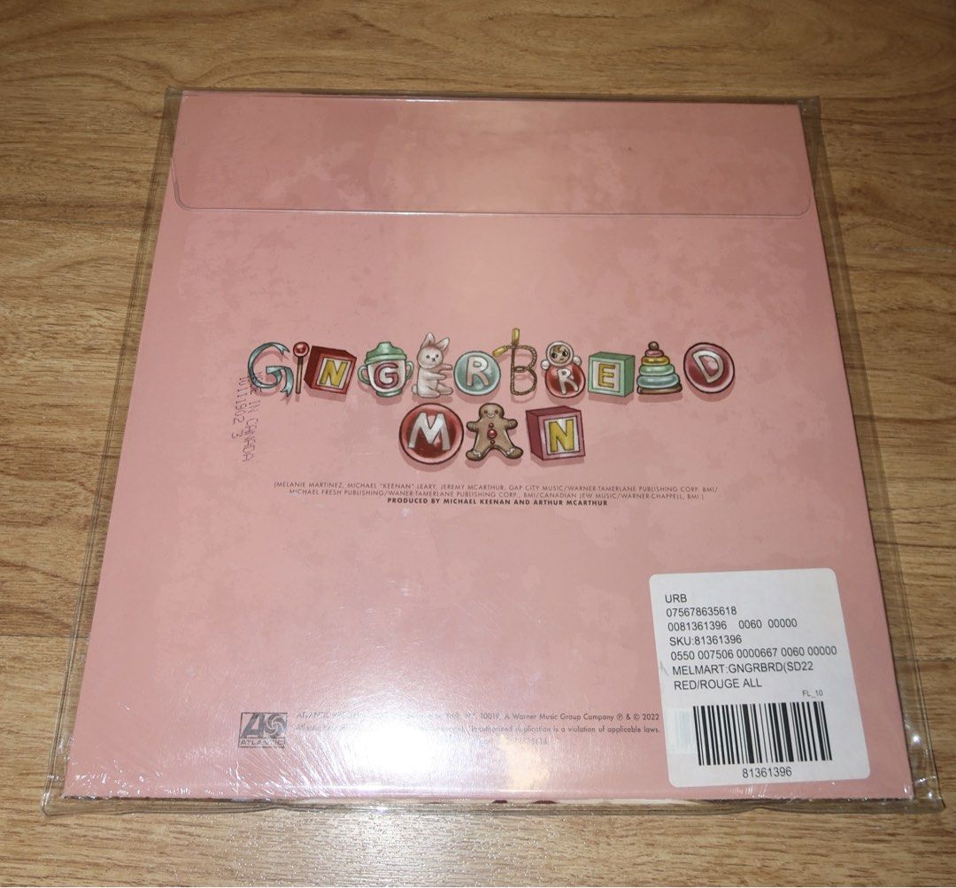 Melanie Martinez Gingerbread Man Vinyl (Category: Vinyls) located in Manila. Submitted by nicolaiquintos (Listing ID 1432942867, Image 2). Description: - Melanie Martinez 'Gingerbread Man' Vinyl Record - Urban Outfitters Exclusive - Opaque apple vinyl - Still sealed in original packaging WITH FREE PVC SLEEVE FOR PROTECTION DM for more information .