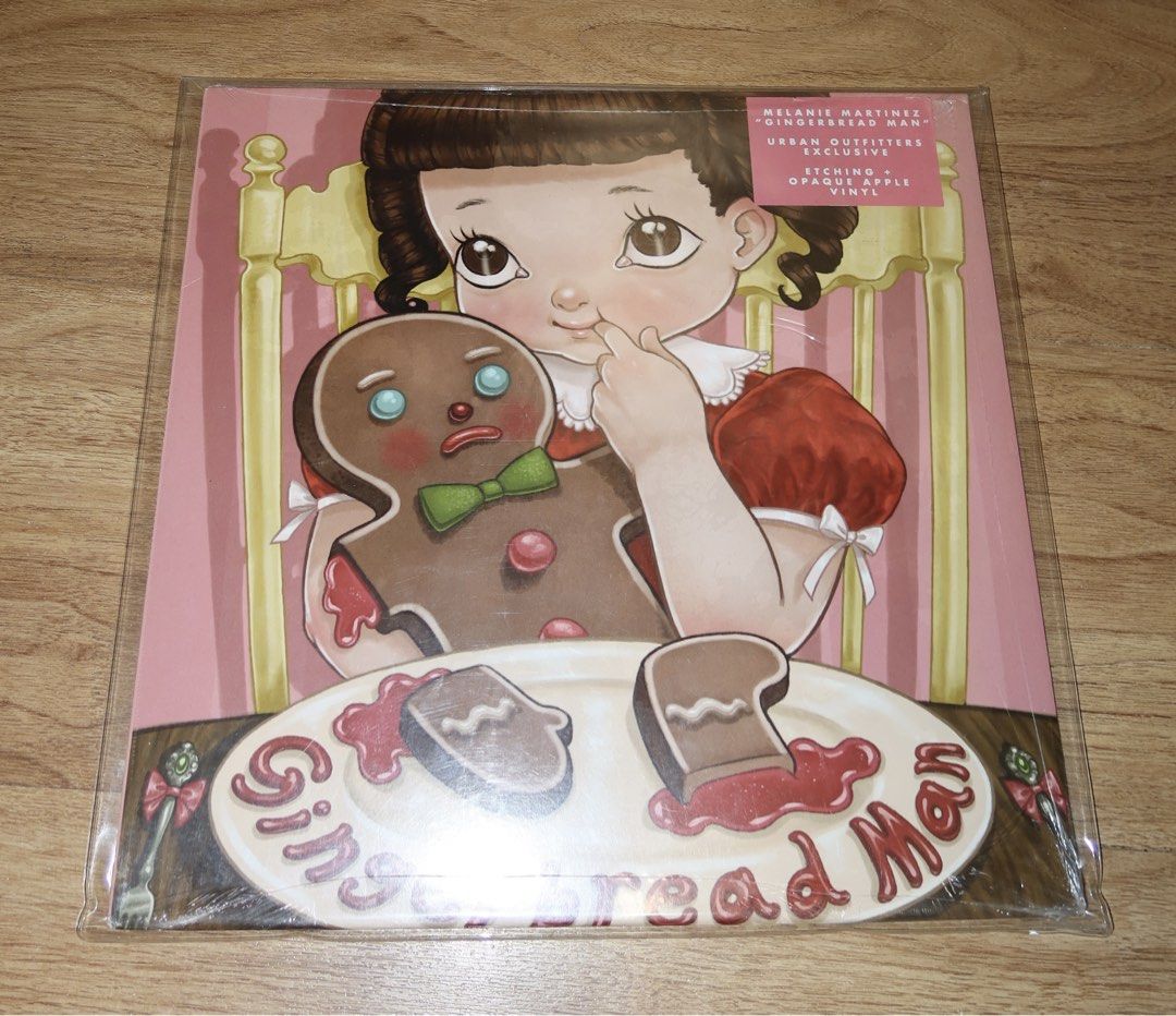 Melanie Martinez Gingerbread Man Vinyl (Category: Vinyls) located in Manila. Submitted by nicolaiquintos (Listing ID 1432942867, Image 1). Description: - Melanie Martinez 'Gingerbread Man' Vinyl Record - Urban Outfitters Exclusive - Opaque apple vinyl - Still sealed in original packaging WITH FREE PVC SLEEVE FOR PROTECTION DM for more information .