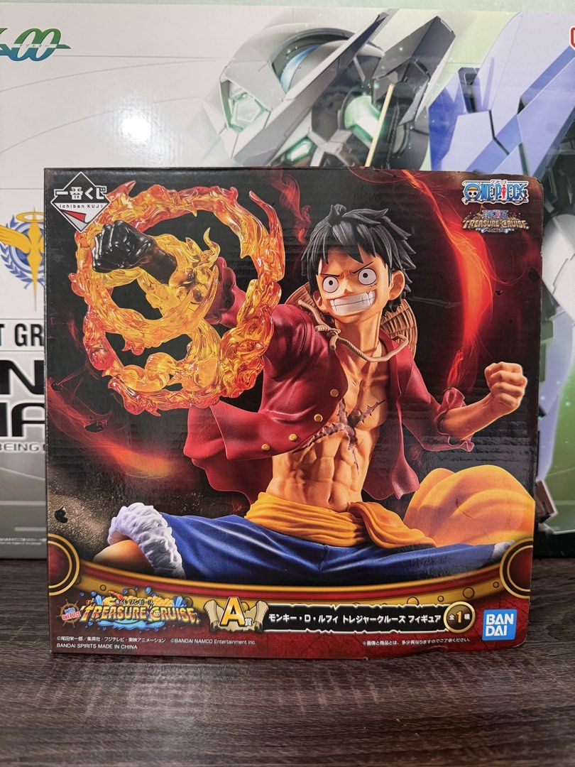 Monkey D. Luffy One Piece Treasure Cruise Banpresto (Category: Figurines & Statues) located in Manila. Submitted by revs_collections (Listing ID 1432943167, Image 1). Description: Monkey D. Luffy One Piece Treasure Cruise Banpresto - Features Monkey D. Luffy in a dynamic pose with fire effects. 💯% Authentic Banpresto Condition: Mint in Box 📸 Actual Picture Posted 📬 Please feel free to message for availability of items. 📌 We only sell original
