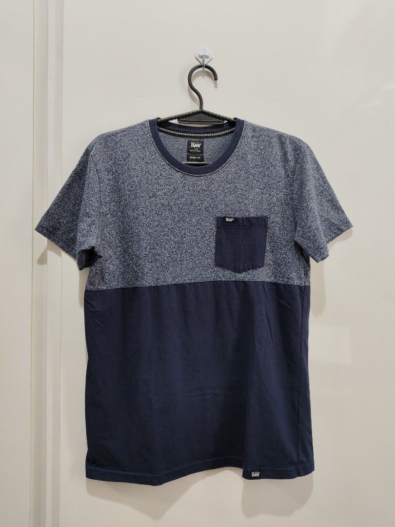 Mr. Lee Semi Fit T-Shirt (Category: Tshirts & Polo Shirts ) located in Quezon City. Submitted by cateskloset (Listing ID 1432958975, Image 1). Description: Blue ​Mr. Lee ​Semi fit shirt ​Size: M (Men's sizing) ​Chest: 18.5 in ​Length: 26.5 in.