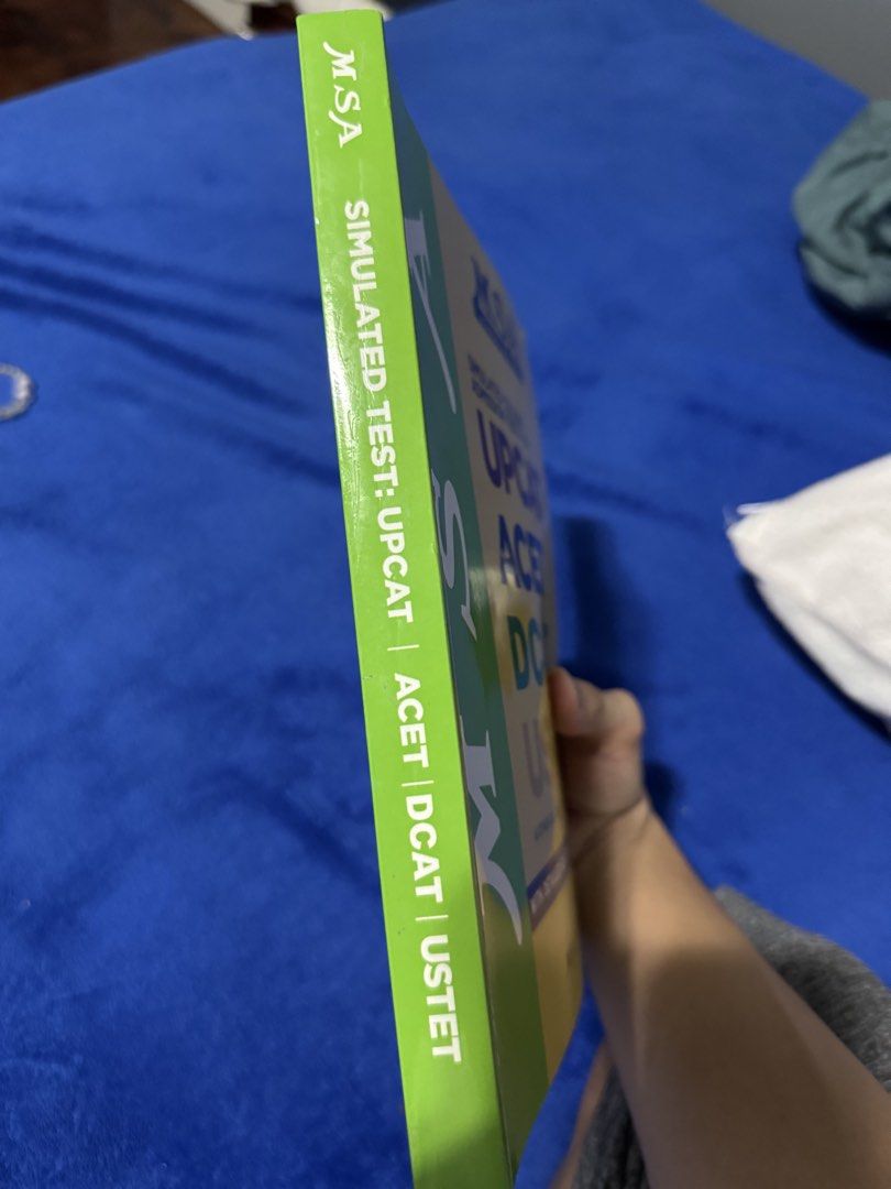 MSA College Admission Test Reviewer (Category: Textbooks) located in Manila. Submitted by pattjdc (Listing ID 1432915288, Image 2). Description: Hello! I'm selling my MSA College Admission reviewer for only P350. The reviewer is barely used, hindi naman nagamit during review and natago lang. Very good condition and walang sulat. RFS: Decluttering Feel free to message me for any questions. Thank you!.