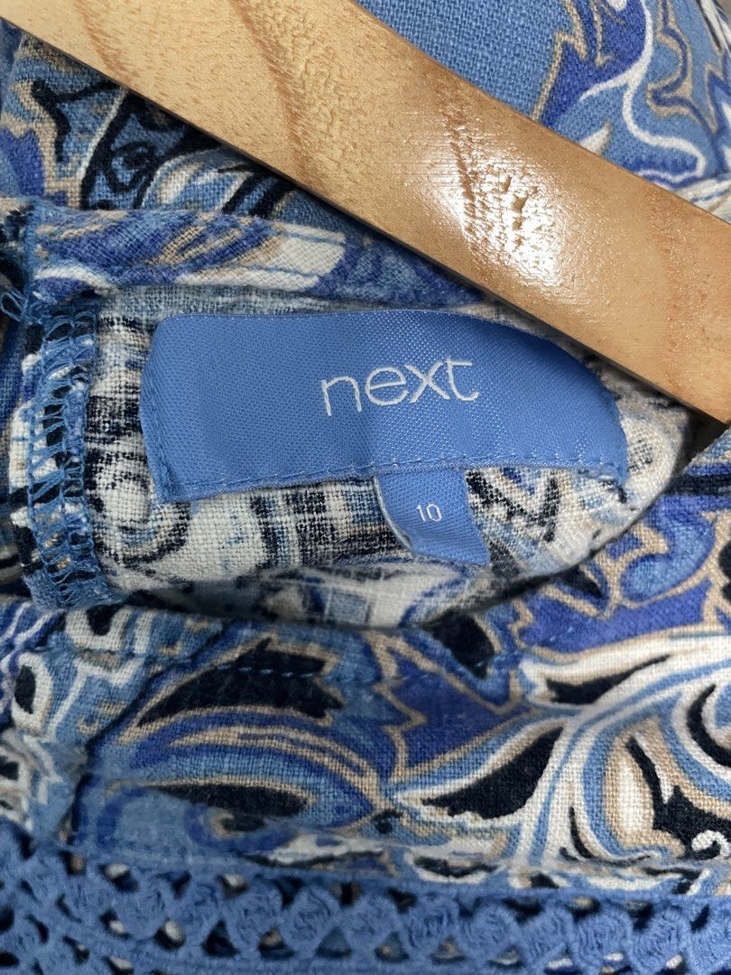 Next Print Dress (Category: Dresses) located in Bulacan. Submitted by poachmelon (Listing ID 1432978936, Image 2). Description: Beautiful paisley print in blue.