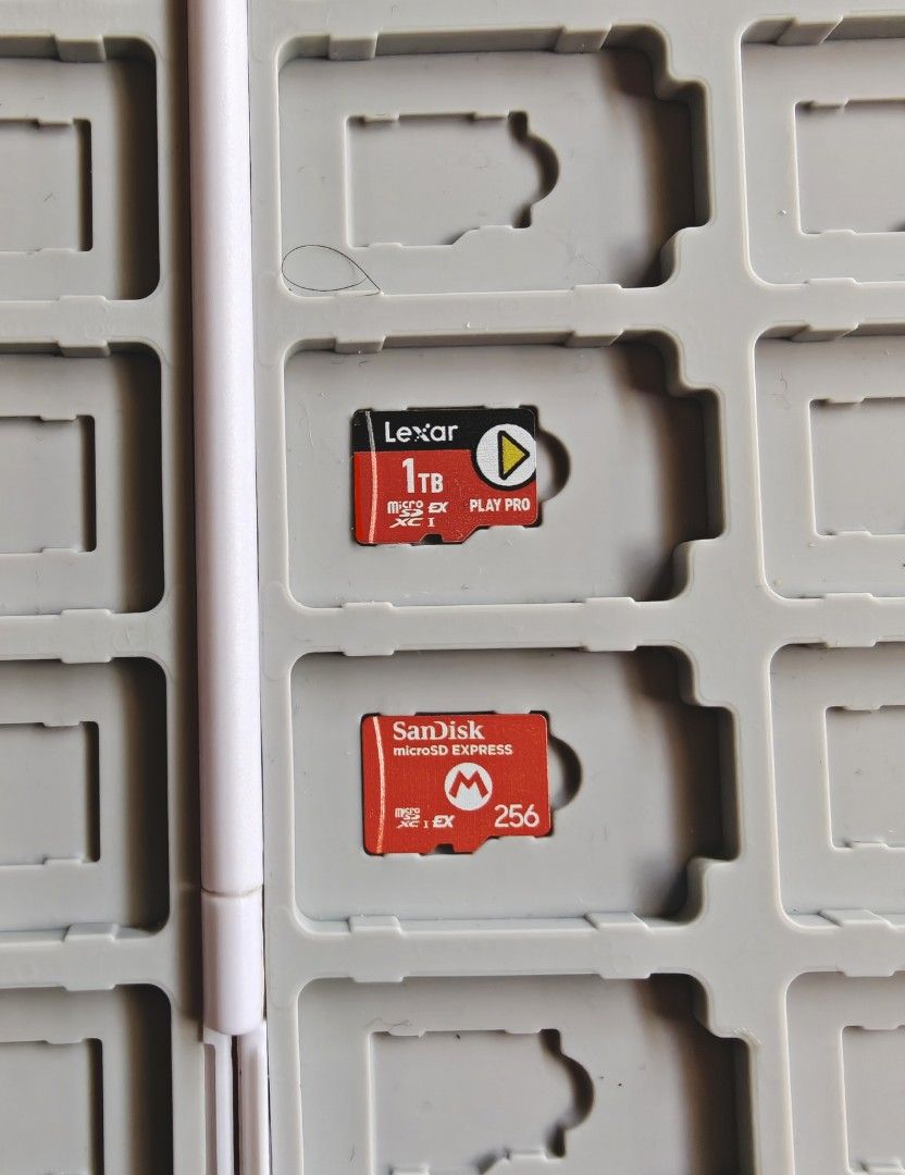 Nintendo Switch 2 SD card Ex (Category: Nintendo) located in Manila. Submitted by nswitchgear (Listing ID 1432874206, Image 1). Description: For Sale only Original Lexar 1Tb Express Sd card for Switch 2. ₱10,999 for 1TB ₱2,499 for 256gb 1TB bnew is at 17k price and pde pang tumaas due to shortage . mura na po eto :) Along Qc commonwealth ave meet ups or ship at your expense..