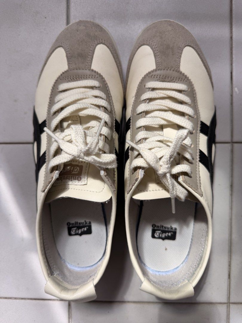 Onitsuka Tiger Mexico 66 Sneakers (Category: Sneakers) located in Singapore. Submitted by 7cloud (Listing ID 1432814992, Image 2). Description: - Onitsuka Tiger Mexico 66 sneakers - Color: Ivory/Black - Size: 26.5(CM)/42(EU)/8.5(US)/7.5(UK) - Suede toe cap - Bought in end Oct’25 - Minimal wear on soles - Ideal for everyday wear - No box.