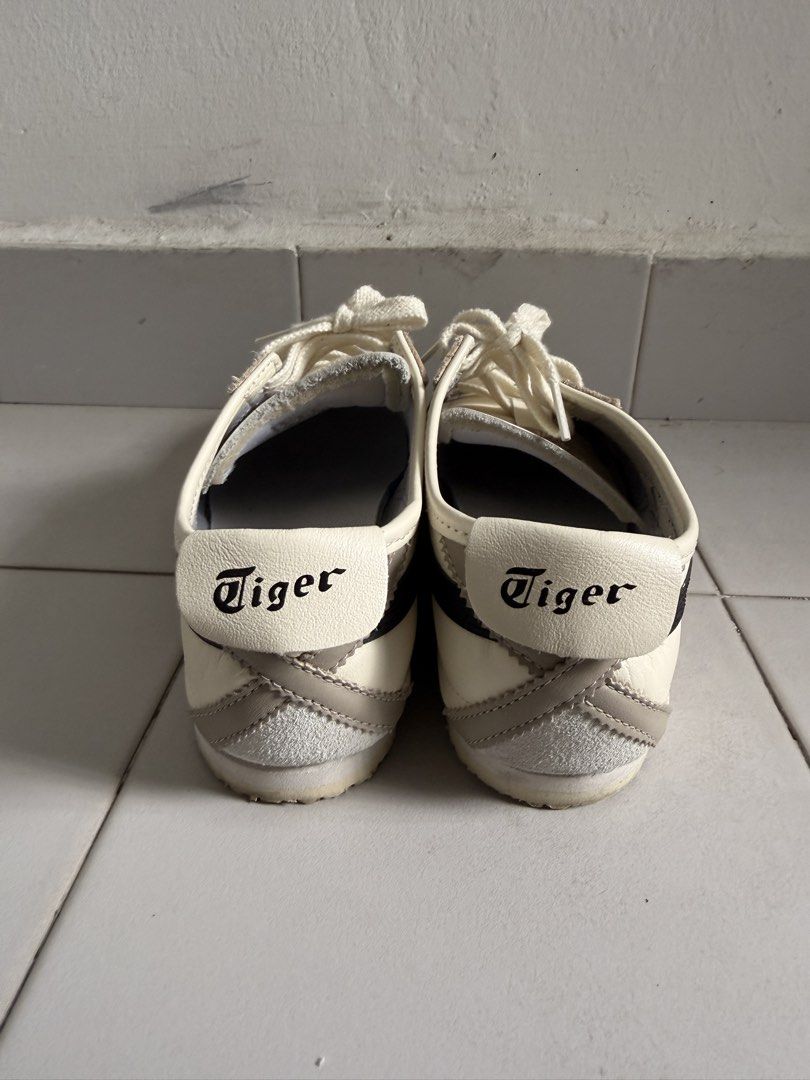 Onitsuka Tiger Mexico 66 Sneakers (Category: Sneakers) located in Singapore. Submitted by 7cloud (Listing ID 1432814992, Image 3). Description: - Onitsuka Tiger Mexico 66 sneakers - Color: Ivory/Black - Size: 26.5(CM)/42(EU)/8.5(US)/7.5(UK) - Suede toe cap - Bought in end Oct’25 - Minimal wear on soles - Ideal for everyday wear - No box.