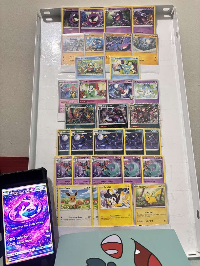 POKEMOM STARTERS | CUTE | MCDO PROMOS (Category: Raw Singles) located in Manila. Submitted by abiryasamaa (Listing ID 1432901048, Image 1). Description: #7 STARTERS | CUTE | MCDO PROMOS ✨ ASTRO PISCES FINDS ✨ 🌊 Pokémon Card Drop 🌊 💫 STARTERS | CUTE | MCDO PROMOS 🍃 Grass | 🔥 Fire | 💧 Water | ⚡ Psychic | ⚙️ Steel • NON HOLO (EN ₱40) (JP, C ₱30) • HOLO ₱50 • Umbreon MCDO ₱60 ea x5 copies • Pikachu JP ₱100 • Gastly & Haunter ₱200 Bundle for tak