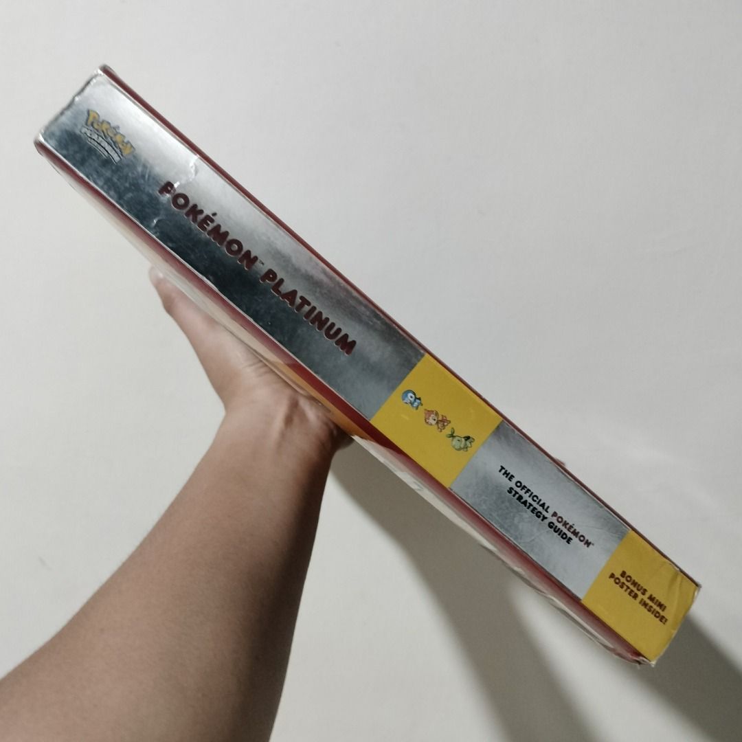 POKÉMON PLATINUM VERSION: THE OFFICIAL POKÉMON GUIDE (Category: Nintendo) located in Antipolo. Submitted by serjyms (Listing ID 1432892693, Image 3). Description: POKÉMON PLATINUM VERSION: THE OFFICIAL POKÉMON GUIDE 2009, 624 pages, Paperback Authentic Copy Condition: Good Condition Selling Price: Php999 +sf Location: Antipolo City, Rizal Mode of Payment: GCash Mode of Delivery: J&T, LBC, Lalamove For inquiries, feel free to message me. Thank you
